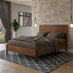 Mid Century Platform Bed / 2 Sizes / 3 Color Finishes