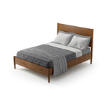 Mid Century Platform Bed / 2 Sizes / 3 Color Finishes