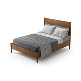 Mid Century Platform Bed / 2 Sizes / 3 Color Finishes