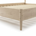 Mid Century Platform Bed / 2 Sizes / 3 Color Finishes