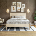 Mid Century Platform Bed / 2 Sizes / 3 Color Finishes