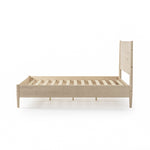 Mid Century Platform Bed / 2 Sizes / 3 Color Finishes