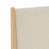 Mid-Century Upholstered Bed - Queen Size / Three Color Options
