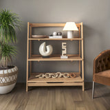 Mid Century Open Shelving Unit- 3 Color Options