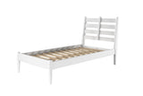 Mid-Century Slat Bed - 3 Color Options/4 Size Options