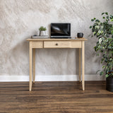 Shaker Writing Desk with One Drawer  - 2 Color Options
