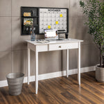 Shaker Writing Desk with One Drawer  - 2 Color Options