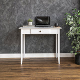 Shaker Writing Desk with One Drawer  - 2 Color Options