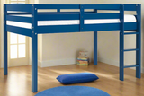 Tribeca Full Size Junior Loft Bed - Blue Finish - T1306F