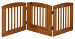 Ruffluv Puerta de expansión para mascotas de 3 paneles con puerta - 4 opciones de color/2 opciones de tamaño