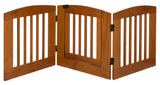 Ruffluv Puerta de expansión para mascotas de 3 paneles con puerta - 4 opciones de color/2 opciones de tamaño