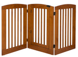Ruffluv 3 Panel Expansion Pet Gate  with Door - 4 Color Options/2 Size Options