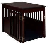 Ruffluv Pet Crate End Table - 3 opciones de color/2 opciones de tamaño