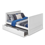 Camaflexi Full Size Tall Platform Bed - Panel Headboard - 2 Color Options