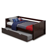 Camaflexi Twin Size Day Bed - Panel Headboard - 2 Color Options