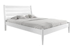Mid-Century Modern Platform Bed - Queen Size - 3 Color Options