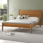 Mid-Century Panel Bed - 3 Color Options/4 Size Options