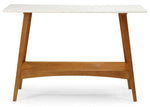 Mid Century Modern Console Table - Castanho/White Finish - MD23212
