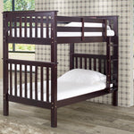 Santa Fe Mission Tall Bunk Bed Twin over Twin - Attached Ladder - 3 Color Options
