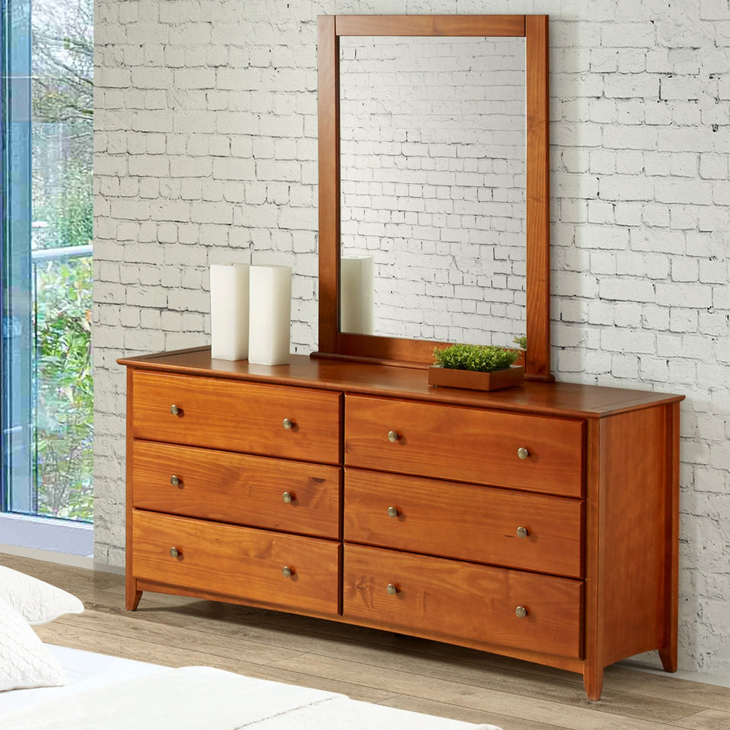 Shaker Style 6 Drawer Dresser