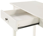 Mesa de tocador Shaker con un cajón - Acabado blanco
