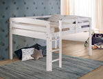 Tribeca Full Size Junior Loft Bed - White Finish - T1303F