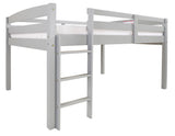 Tribeca Twin Size Junior Loft Bed - Grey Finish - T1304