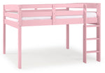 Tribeca Cama alta junior de tamaño completo - Acabado rosa - T1305F