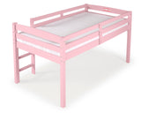 Tribeca Full Size Junior Loft Bed - Pink Finish - T1305F