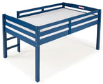 Tribeca Full Size Junior Loft Bed - Blue Finish - T1306F